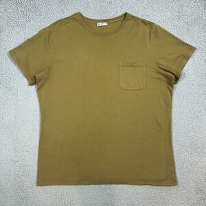 Line Of Trade T Shirt Mens 2XL XXL Short Sleeve Olive Green